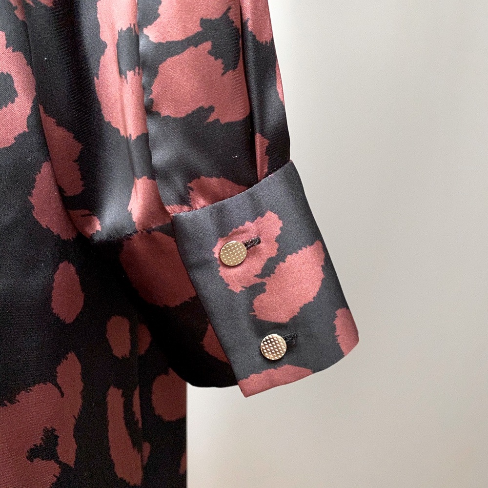 NWT Zara Printed Shirt Dress in Large - Picture 6 of 15
